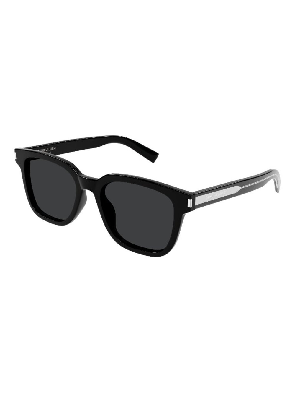 New Saint Laurent Men's Sunglasses Black Square Lens Acetate Frame SL 711 001 52